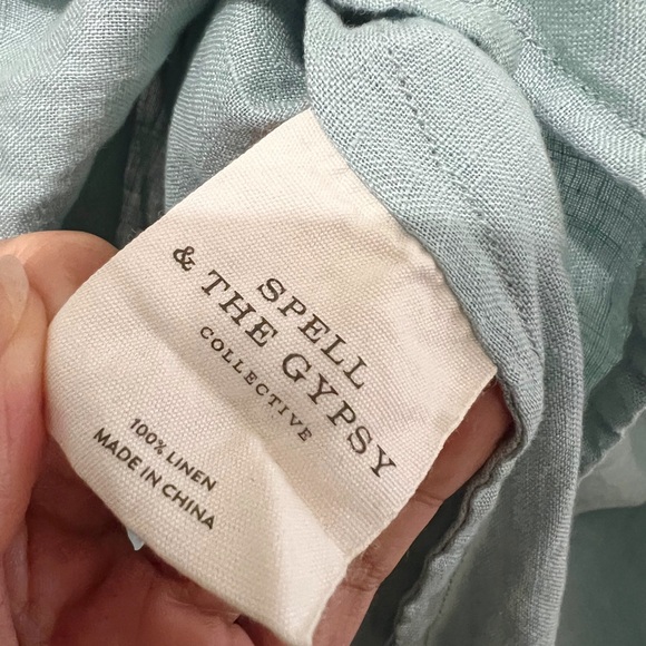 NWOT Spell Mae Linen Gown XS - Picture 8 of 11